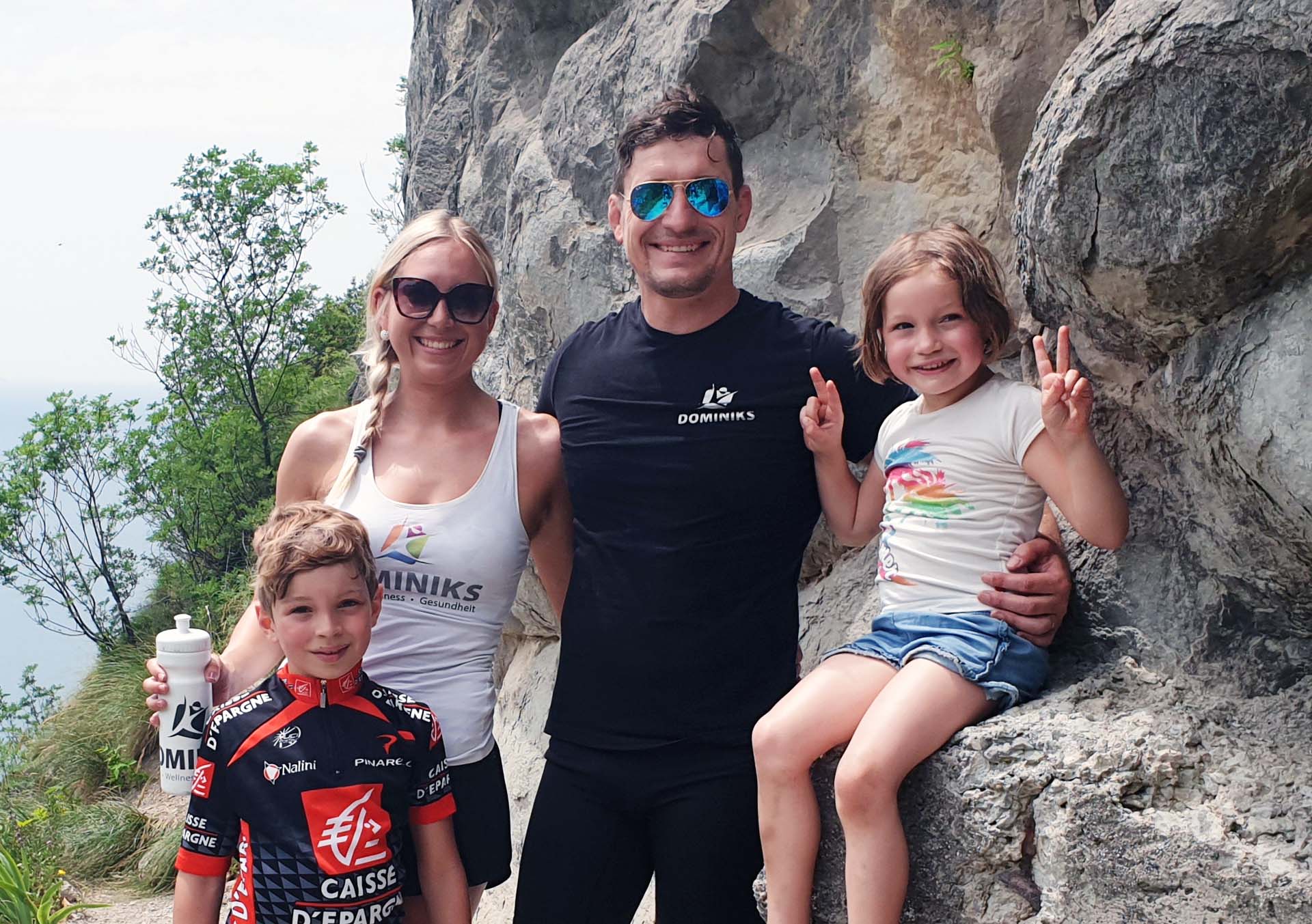 Dominik Zeh mit Familie Dominik Zeh mit Familie
